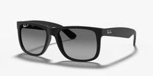 Load image into Gallery viewer, Ray-Ban RB4165 622/T3 Justin Classic Matte Black Grey Polarized 54-16-145