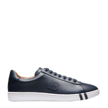 Load image into Gallery viewer, Bally Asher 6205252 Men's Dark Navy Calf Leather Sneakers MSRP $550