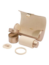 Load image into Gallery viewer, Wolf 1834 Palermo Double Watch Roll With Jewelry Pouch Rose Gold - 213916