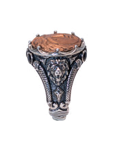Load image into Gallery viewer, Konstantino Silver & Copper Aeolous Greek Coin Ring Size 11 DMK2083-374 S11 MSRP $565