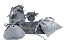 Load image into Gallery viewer, Konstantino Dome Sterling Silver & 18K Gold Blue Spinel Leather Bracelet BKJ701-478-BLK MSRP $990