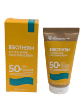 Load image into Gallery viewer, Biotherm Waterlover Face Sunscreen 1.69oz/50ml SPF 50