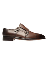 Load image into Gallery viewer, Bally Scardino 6231449 Men's Brown Leather Monk Strap Shoes US 12 MSRP$1032