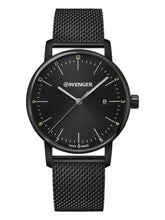 Load image into Gallery viewer, Wenger Swiss Army Men's 01.1741.137 Urban Classic Black Dial 42mm Watch MSRP$255