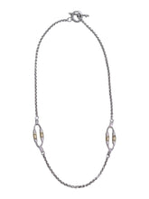 Load image into Gallery viewer, Konstantino Sterling Silver and 18K Gold Necklace KOKJ282-130-20 2U MSRP $945