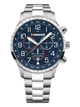 Load image into Gallery viewer, Wenger Swiss Army Men's 01.1543.118 Attitude Chrono Blue Dial Watch 44 mm MSRP $365