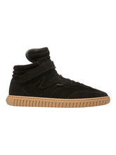 Load image into Gallery viewer, Bally Parrel 6304571 Men's Black Suede Leather High-Top Sneakers MSRP $750