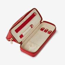Load image into Gallery viewer, WOLF 886172 Red Leather Dual Jewelry Organizer - Take Me With You MSRP $150