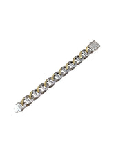 Load image into Gallery viewer, Konstantino Silver and Bronze Link Chain Bracelet BKJ438-131-300 MSRP $1980
