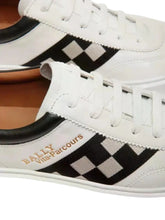 Load image into Gallery viewer, Bally Cortex.O 6307940 Vita Parcours Men's Off White & Black Leather Sneakers