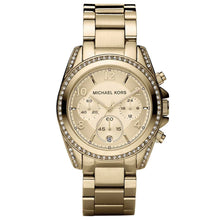 Load image into Gallery viewer, Michael Kors Golden Blair MK5166 Women's Gold-Tone Chronograph 39mm Watch MSRP $275