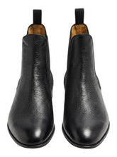 Load image into Gallery viewer, Bally Westley 6308909 Men's Black Deer Grained Boots MSRP $1250
