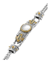 Load image into Gallery viewer, Konstantino Sterling Silver 18K Yellow Gold & Multi-Gemstone Bracelet BKJ700-630 MSRP $1300