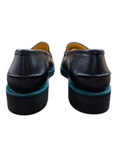 Load image into Gallery viewer, Bally Noah 6302469 Men's Black & Octanium Leather Loafers Size 9 MSRP $670