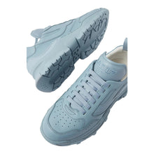 Load image into Gallery viewer, Bally Holden 6303024 Men's Poolside Light Blue Leather Sneakers MSRP $650