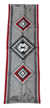 Load image into Gallery viewer, Baccarat 2809053 Ladies Louxor Twillsilk Maxi Tie Black & White Scarf MSRP $290