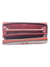 Load image into Gallery viewer, Bally Salen 6219459 Women's Garnet Zippered Wallet Calf Leather MSRP $450