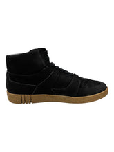 Load image into Gallery viewer, Bally Wiggles 6303810 Men's Black Calf Suede High Top Sneakers MSRP $770
