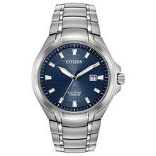 Load image into Gallery viewer, Citizen BM7431-51L Men's Eco-Drive Paradigm Blue Dial 43mm Titanium Watch MSRP $525