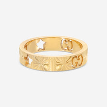 Load image into Gallery viewer, Gucci Icon 18K Yellow Gold Band Ring YBC727729001 MSRP $1,500