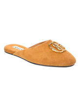 Load image into Gallery viewer, Bally Gylon 6304027 Women's Deserto Suede Leather Slippers Size 7.5 MSRP $750