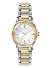 Load image into Gallery viewer, Citizen Diamond Mother of Pearl Dial Ladies Two-tone Watch EM0734-56D MSRP$395