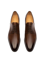 Load image into Gallery viewer, Bally Scrivani 6231325 Men's Mid Brown Leather Derby Shoes MSRP $1260