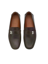 Load image into Gallery viewer, Bally Wolter.O 6301190 Men's Coffee Leather Driver MSRP $750
