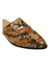 Load image into Gallery viewer, Bally Gardel 6304153 Men's New Rhu & Multideserto Snake-Print Slippers MSRP $1030