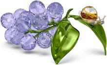 Load image into Gallery viewer, Swarovski Crystal Idyllia Snail & Blueberries Figurine 5667549