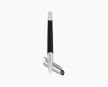 Load image into Gallery viewer, S.T. DUPONT DP400706 Défi Millenium Silver and Black Fountain Pen MSRP $450 NEW