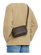Load image into Gallery viewer, Bally 6310578 Oeden Ebano Leather Mini Crossbody Bag MSRP $1060