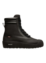 Load image into Gallery viewer, Bally Croker 6239720 Men's Black Calf Leather Shirling-Lined Boots MSRP $799