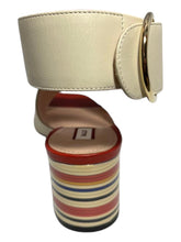 Load image into Gallery viewer, Bally Haylie 6225823 Ladies Bone Plain Leather Sandals Size 6.5 US MSRP $875