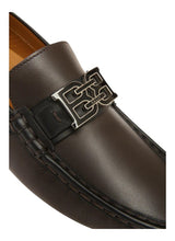 Load image into Gallery viewer, Bally Peyton Men's Ebony Brown Leather Drivers Size 12 MSRP $720