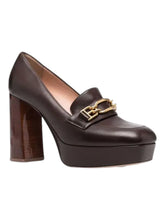 Load image into Gallery viewer, Bally Deasia 6239471 Women's Ebano Leather Pumps MSRP $862