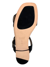 Load image into Gallery viewer, Bally Casila 6225702 Women's Black Lamb Leather Flat Sandals MSRP $695