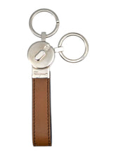 Load image into Gallery viewer, Salvatore Ferragamo Brown Key Holder / Key Ring MSRP $390