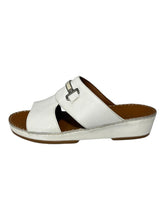 Load image into Gallery viewer, Bally Harold 6211920 Men's White Grained Leather Sandals MSRP $625
