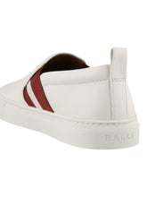 Load image into Gallery viewer, Bally Henrika 6223268 Women's White Leather Slip On Sneakers Size 4.5 MSRP $450