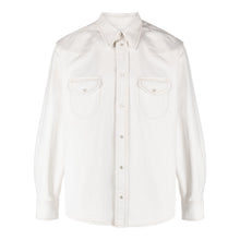 Load image into Gallery viewer, Bally Mother of Pearl Men's 6305830 Denim Shirt MSRP $699