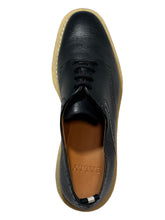 Load image into Gallery viewer, Bally Nek 6222929 Men's Black Perforated Deer Grained Leather MSRP $780