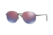 Load image into Gallery viewer, Ray-Ban RB3579N 153/7V Blaze Hexagonal Black Violet Blue Mirror 58-15-145