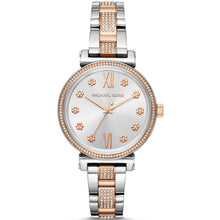 Load image into Gallery viewer, Michael Kors Sofie MK3880 Women's Two-Tone Silver-Rose Gold 36mm Watch MSRP $275
