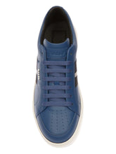 Load image into Gallery viewer, Bally Moony 6302820 Men's Neon Blue Calf Plain Leather Sneakers MSRP $600