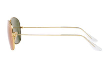 Load image into Gallery viewer, Ray-Ban RB3362 112/4T Matte Gold Cockpit Aviator Cyclamen Flash 56-14