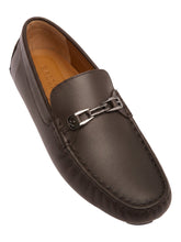 Load image into Gallery viewer, Bally Pinter Ebano Leather Driving Loafers Size 14 MSRP $720