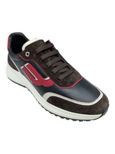 Load image into Gallery viewer, Bally Demmy 6302767 Men's Black/Ebano/White Leather Sneakers Size 10 MSRP $630