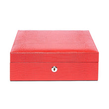 Load image into Gallery viewer, Rapport London Brompton L267 Leather Eight Watch Box in Red