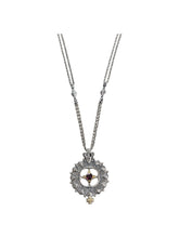 Load image into Gallery viewer, Konstantino Rhodolite, Silver & 18K Gold Pendant Necklace KOMK4774-128-CUT-22 MSRP $1250